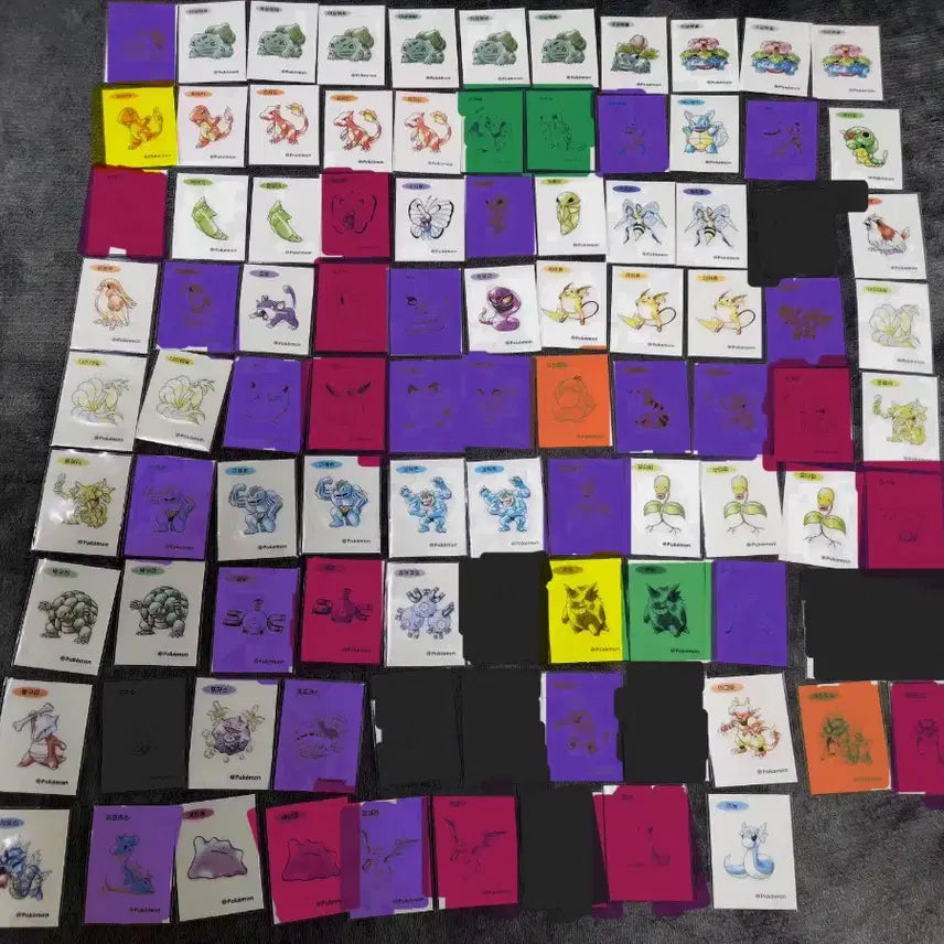 [BUNJANG] Pokemon Bread Stickers / 포켓몬 띠부실 판매