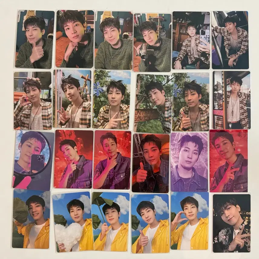 [BUNJANG] SEVENTEEN Wonwoo Music of God Photocard Bundle Set (24 pcs) / 세븐틴 원우 음악의신 포토카드 드볼 컴플릿 24장 일괄양도