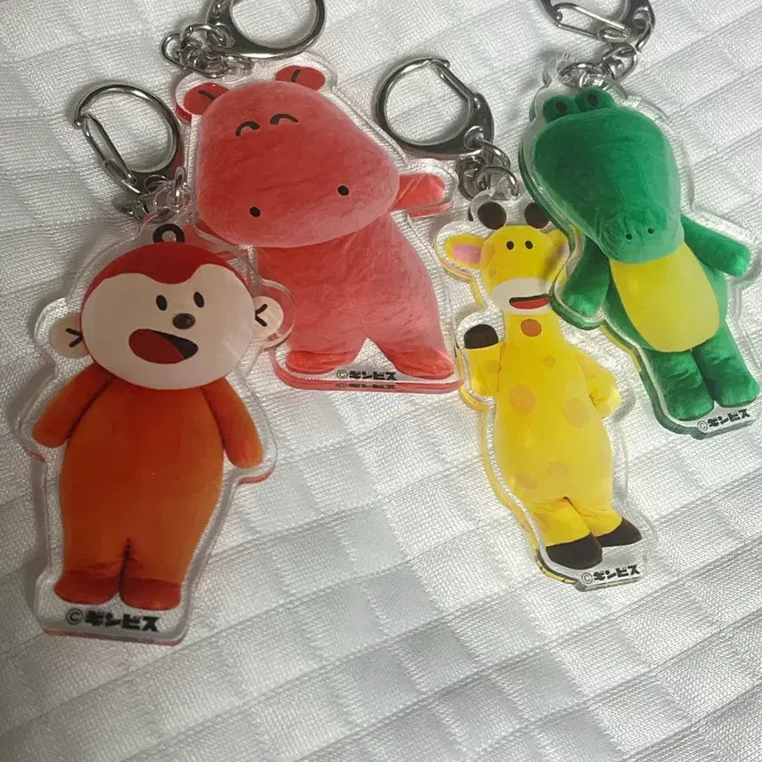 [BUNJANG] Tabekodoubutsu Animal Friends Acrylic Set / 타베코도부츠 동물친구들 아크릴 세트