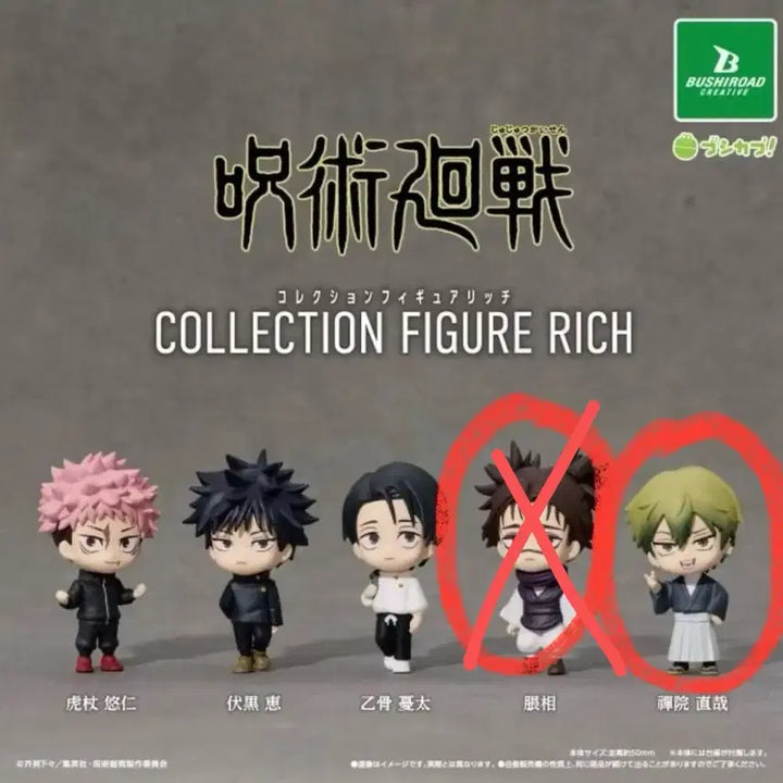 [BUNJANG] Jujutsu Kaisen Naoya Zenin Rich Gacha Collection Figure (Sealed) / 미개봉) 주술회전 컬렉션 피규어 리치 가챠 젠인 나오야