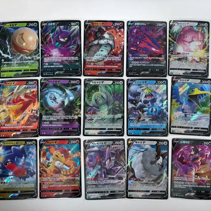 [BUNJANG] Pokemon Card RR V / 포켓몬카드 rr (V)