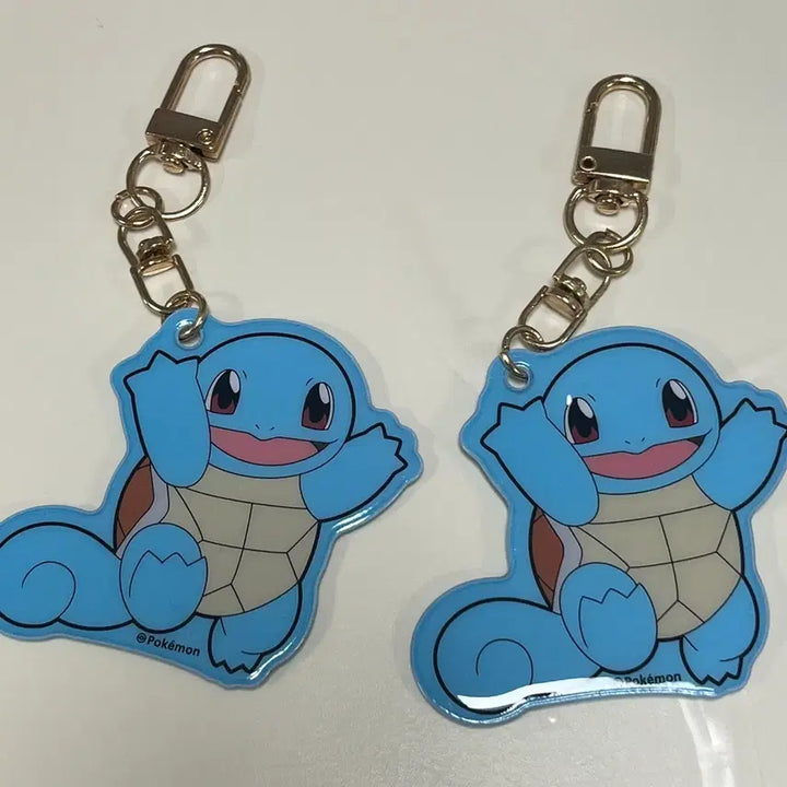 [BUNJANG] Damter Pokemon Squirtle Keyring Set / 담터 포켓몬스터 꼬부기 키링 2개 세트