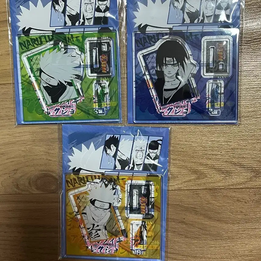 [BUNJANG] Jump Shop Naruto Figu Acrylic Standee Set (Naruto, Itachi, Kakashi) / 나루토 점프샵 피겨아크릴 3종 나루토이타치카카시