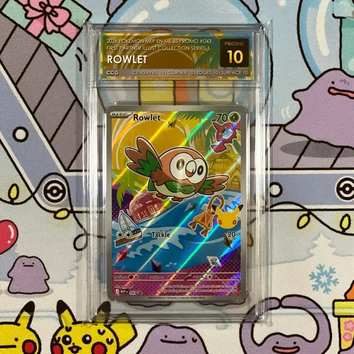 [BUNJANG] Pokemon 30th Anniversary North American Edition Rowlet Promo CCG10 Pristine / 이번주만 7.5! 포켓몬카드 북미판 30주년 나몰빼미 프로모 CCG10 프리스틴