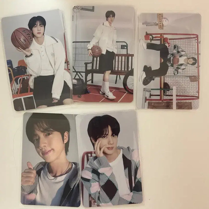 [BUNJANG] BTS Jin Japan Mini Photocard Bundle Set (5 types) / BTS 방탄 진 런석진 일본 미니포카 미포 5종 일괄