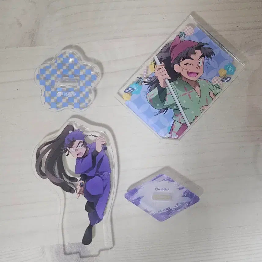 [BUNJANG] Nintama Rantaro Kanamon and Hachiemon Acrylic Stand / 닌타마 칸에몽 하치자에몽 아크릴
