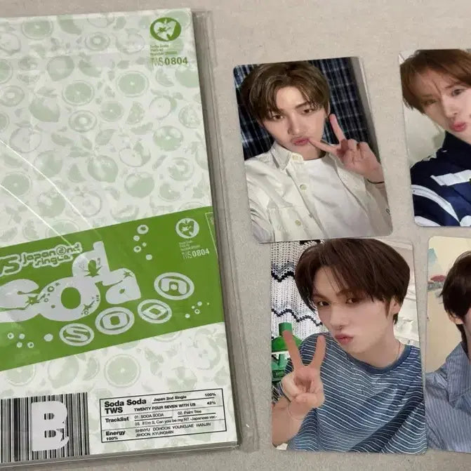 [BUNJANG] TWS SODA SODA First Press Limited Edition Ver. B Sealed + HMV Japan Bonus Photocard / 투어스 소다소다 미개봉 초회한정반 B반+HMV재팬 특전 양도