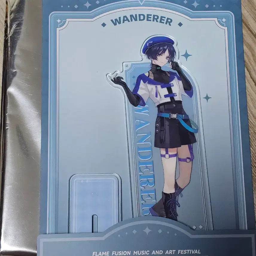 [BUNJANG] Genshin Impact Wanderer Hoyo Fair / Mega Coffee Acrylic Stand Bundle Set / 원신 방랑자 호요페어/메가커피 아크릴 일괄