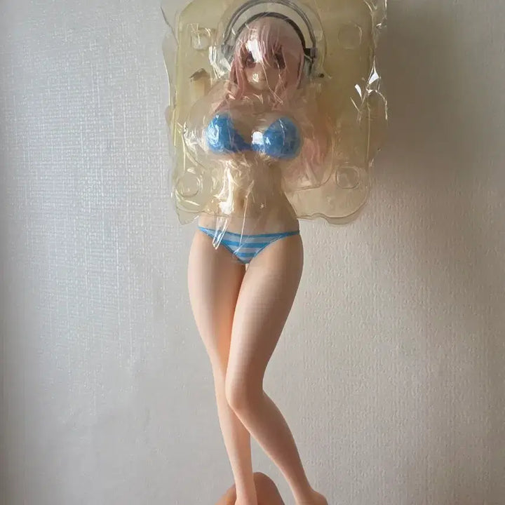 [BUNJANG] Super Sonico Macaron Summer Beach Bikini Blue Figure / 슈퍼 소니코 마카롱 썸머비치 비키니 블루 피규어