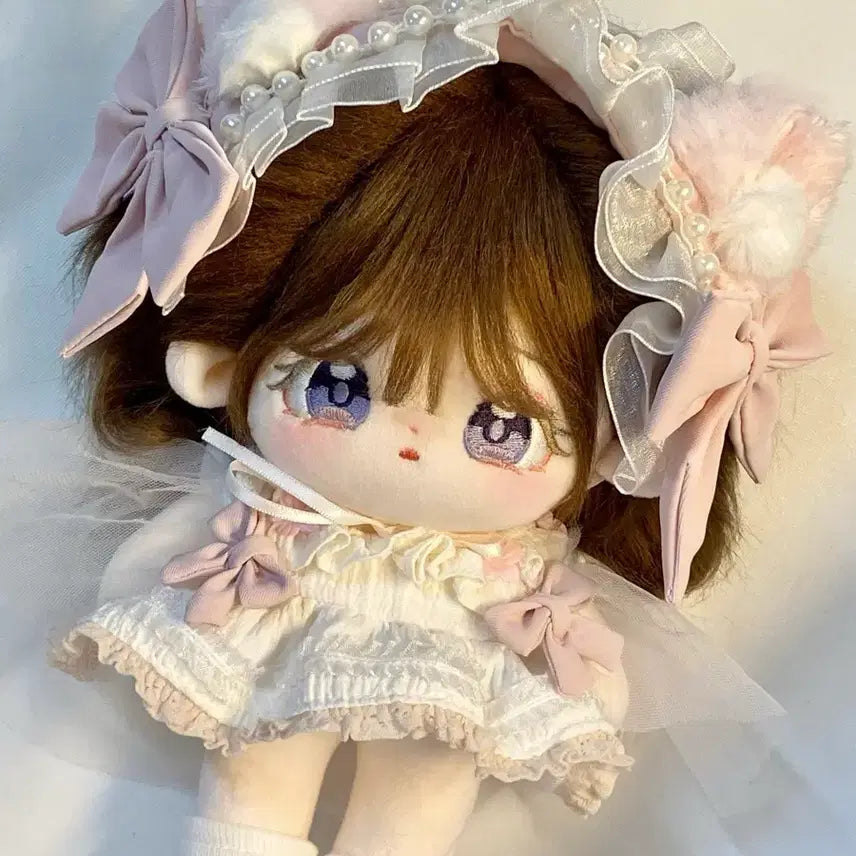 [BUNJANG] 20cm Mohair Stuffed Doll (No Character Affiliation) / 무속성 솜인형 20cm 모헤어