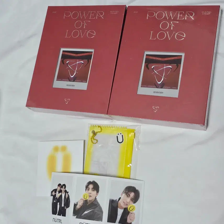 [BUNJANG] SEVENTEEN Power of Love Japan DVD Bundle Set &amp; Neutral Photocard / [일괄판매]파워 오브 러브 DVD 2개 세트 파오럽 뉴트럴 포카