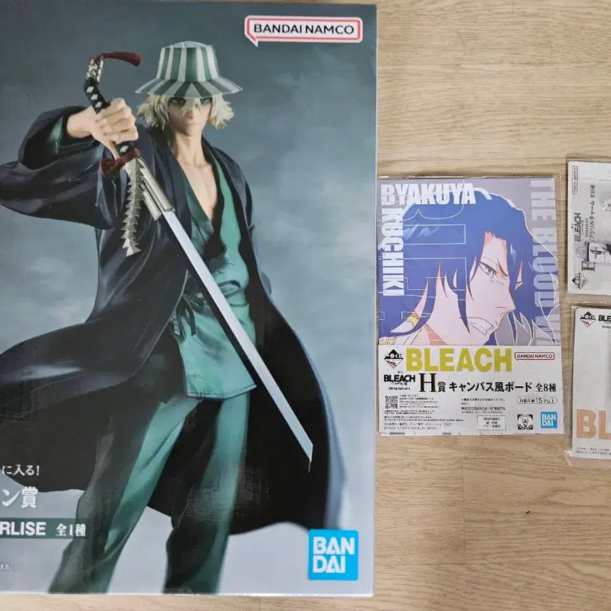 [BUNJANG] Bleach Ichiban Kuji Urahara Kisuke Last One Prize &amp; Sub-Prize Set / 택포21.5)블리치 제일복권 우라하라 라스트원+하위상 팝니다