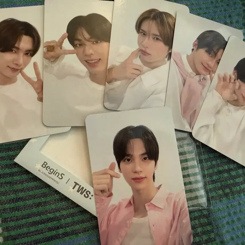 [BUNJANG] TWS Jeongsaemnoon Begins Photocard Full Set / 투어스 TWS 정샘물 비긴스 포카 신유 도훈 한진 지훈 경민 풀셋
