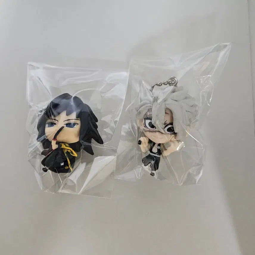 [BUNJANG] Demon Slayer Deformed Mascot Keyring Sanemi Figure / 2개 일괄)귀멸의 칼날 데포르메 마스코트 키링/ 기유 사네미 피규어