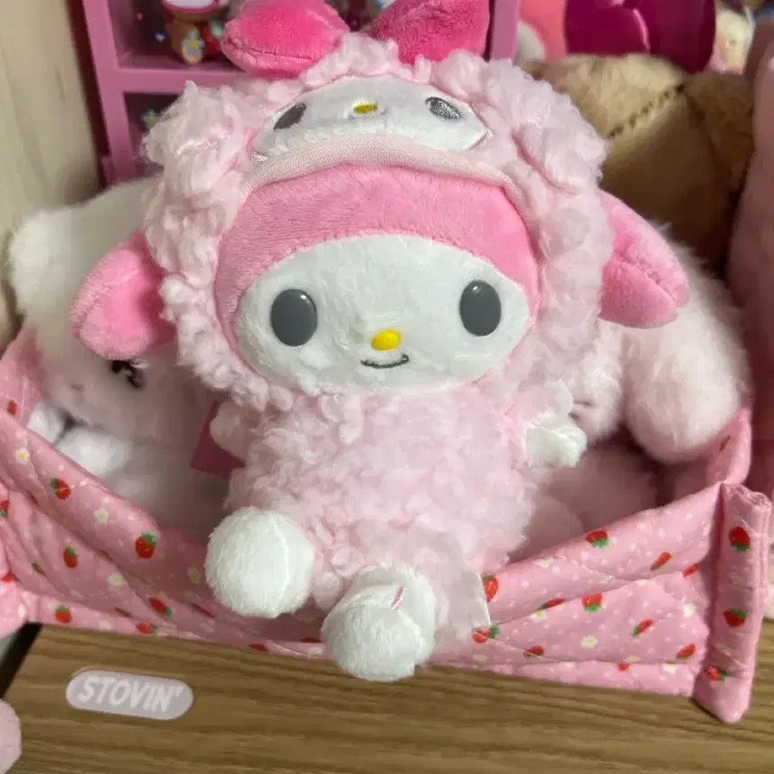 [BUNJANG] Sanrio My Melody Mascot Plush / 사랑하는 친구와 함께 시리즈 마멜 마스코트 인형