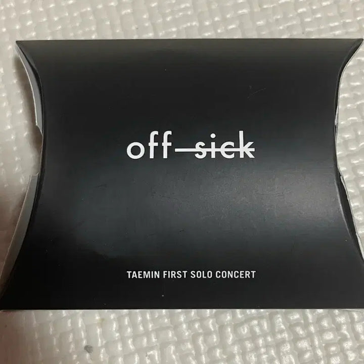 [BUNJANG] SHINee Taemin Off-Sick Solo Concert Ring / 샤이니 태민 off-sick 솔로콘 반지