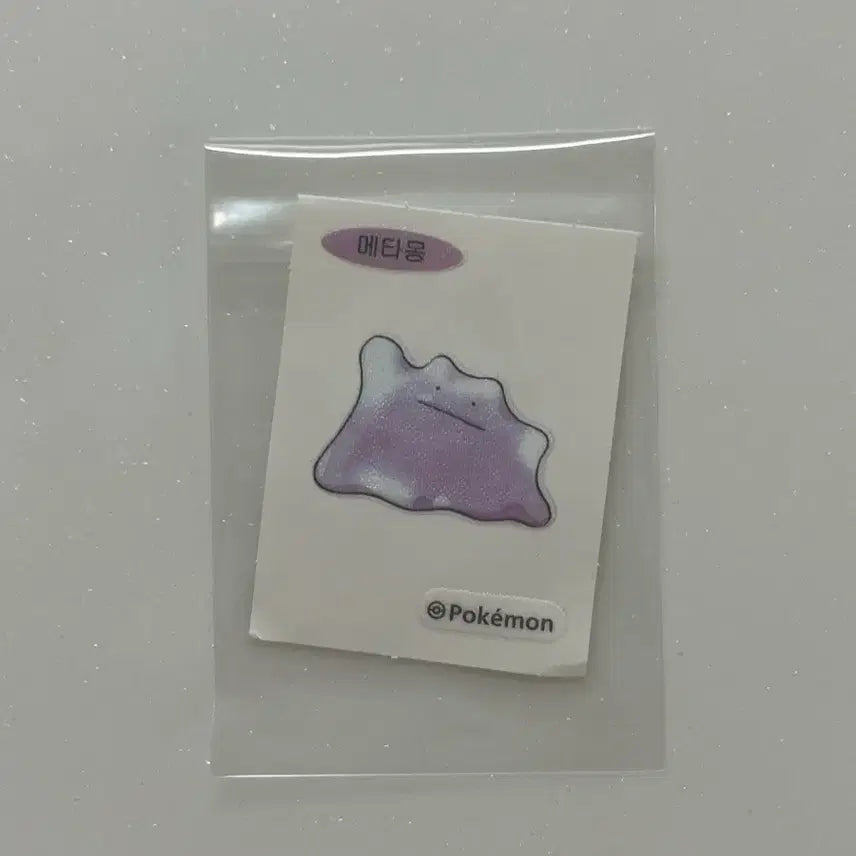 [BUNJANG] Pokemon 30th Anniversary Ditto Stickers / 메타몽 띠부씰 포켓몬 30주년