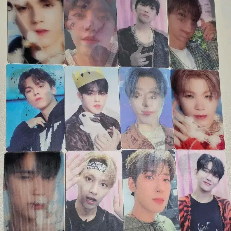 [BUNJANG] Seventeen Blood Donation Lenticular Photocard 16-Piece Bundle Set / 세븐틴 헌혈 렌티큘러 포카 16장 세트 일괄