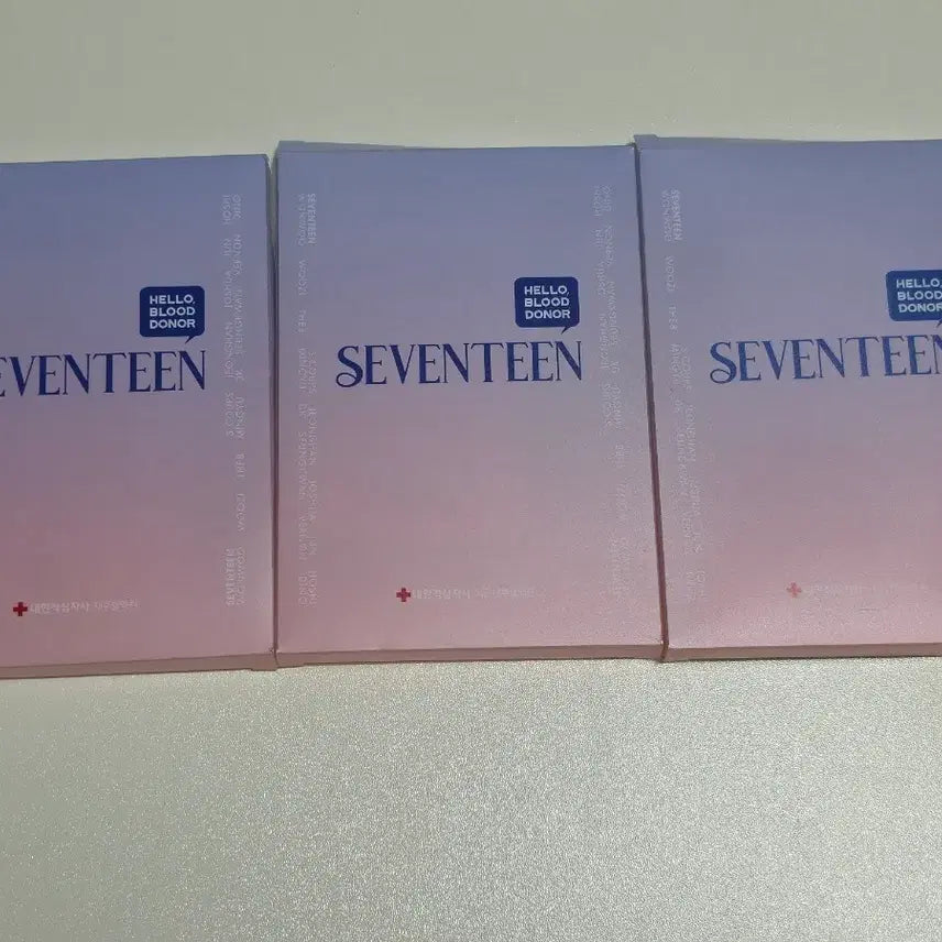 [BUNJANG] Seventeen Blood Donation Lenticular Photocard 16-Piece Bundle Set / 세븐틴 헌혈 렌티큘러 포카 16장 세트 일괄