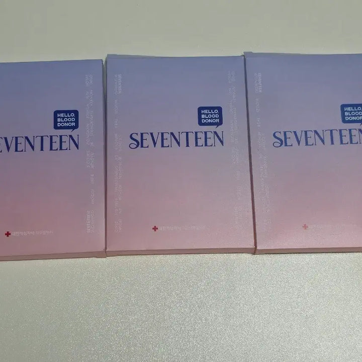 [BUNJANG] Seventeen Blood Donation Lenticular Photocard 16-Piece Bundle Set / 세븐틴 헌혈 렌티큘러 포카 16장 세트 일괄