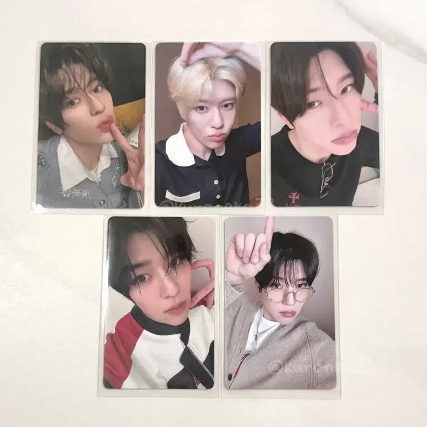 [BUNJANG] NCT WISH Sion Bundle Set Photocard SMTOWN 30th Anniversary Tokyo / 엔시티위시 시온 포카 일괄 smtown 30주년 도쿄 kms nct wish sion