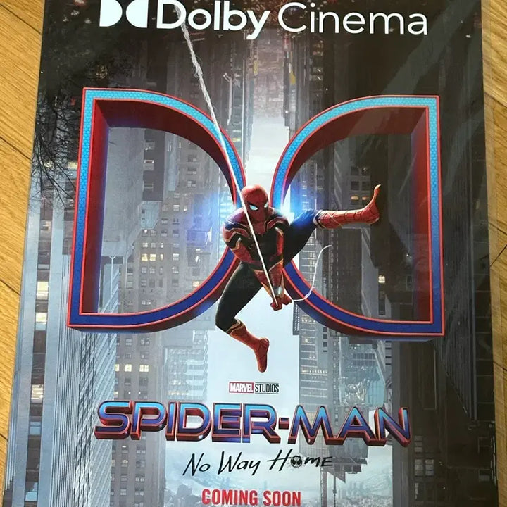 [BUNJANG] Spider-Man: No Way Home Dolby Cinema A3 Poster / 스파이더맨 노웨이홈 돌비 시네마 포스터 A3