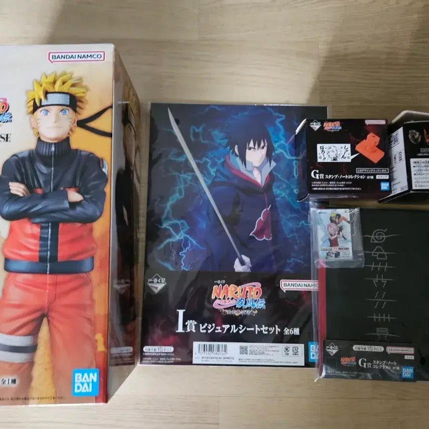 [BUNJANG] Naruto Ichiban Kuji A Prize + Lower Prize Set / 택포9)나루토 제일복권 a상+하위상 팝니다
