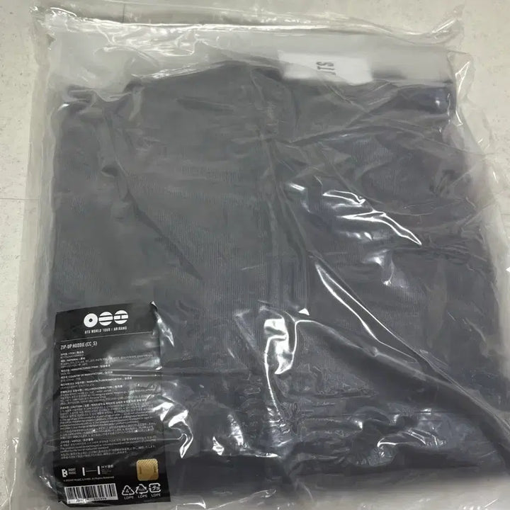 [BUNJANG] BTS Arirang Hoodie Charcoal S / 방탄 아리랑 굿즈 후드 집업 차콜 S size 미사용 양도