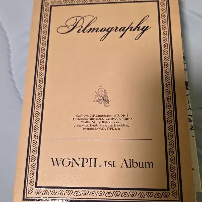 [BUNJANG] DAY6 Wonpil Discography Photobook &amp; CD / 원필 필모그래피