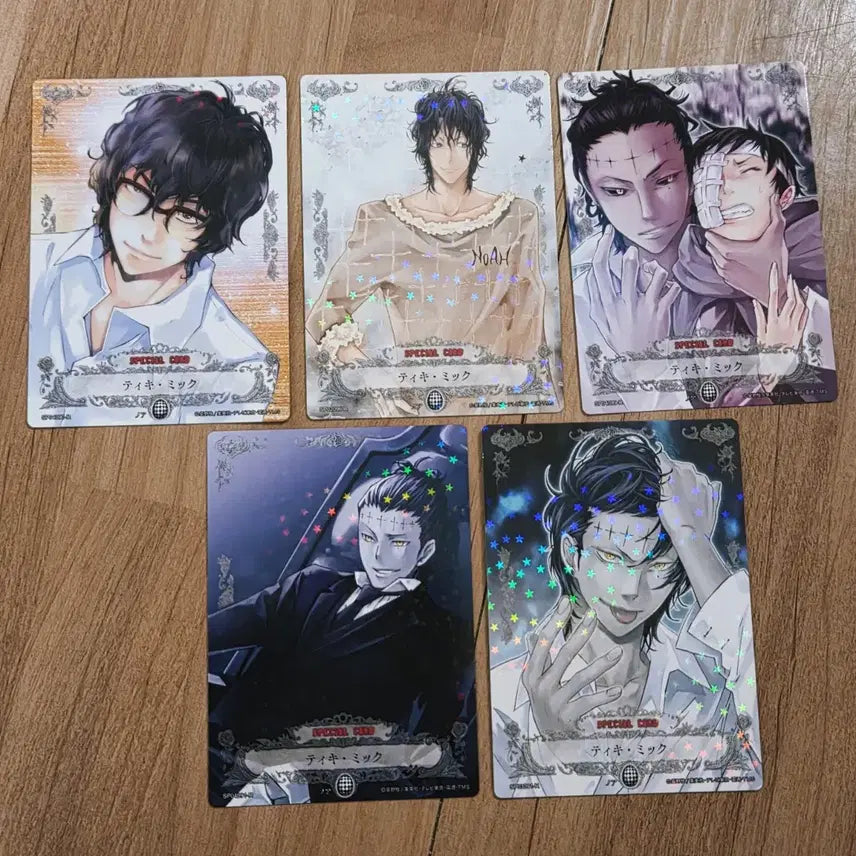 [BUNJANG] D.Gray-man Tiki Trading Card Set (5 Types) / 디그레이맨 티키 트레이딩카드 5종