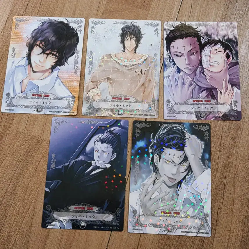 [BUNJANG] D.Gray-man Tiki Trading Card Set (5 Types) / 디그레이맨 티키 트레이딩카드 5종