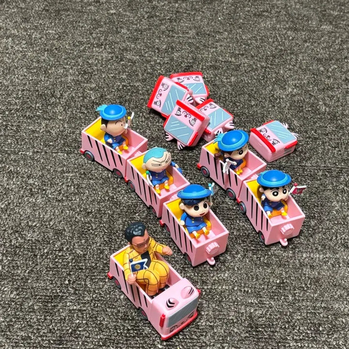 [BUNJANG] Crayon Shin-chan Kindergarten Bus Re-Ment Set / 짱구 유치원버스 리멘트 판매