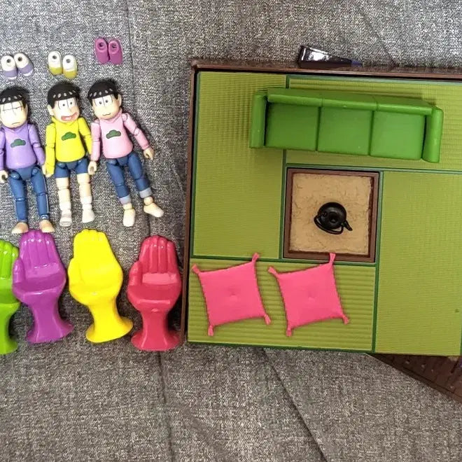 [BUNJANG] Osomatsu-san Rement Petit Pose Figure Set (6 Types) / 오소마츠상 리멘트 쁘띠포즈 피규어 6종세트