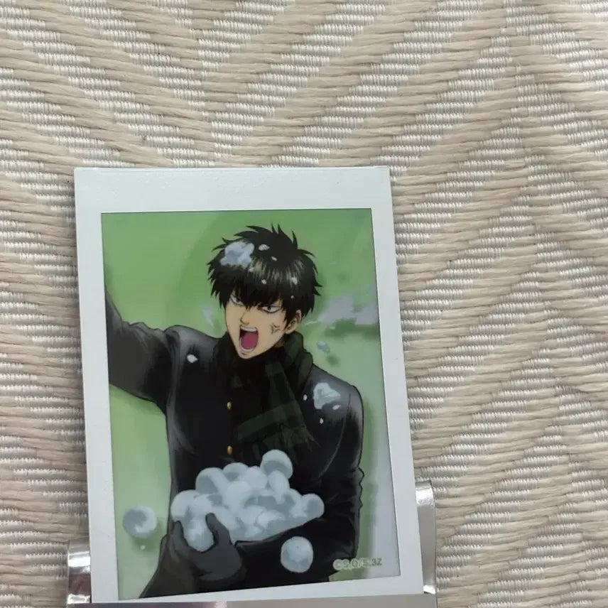 [BUNJANG] Gintama Gintoki Illustration Photocard - Snowball Fight / 은혼 긴토키 일러스트 포토카드 히치타카 눈싸움
