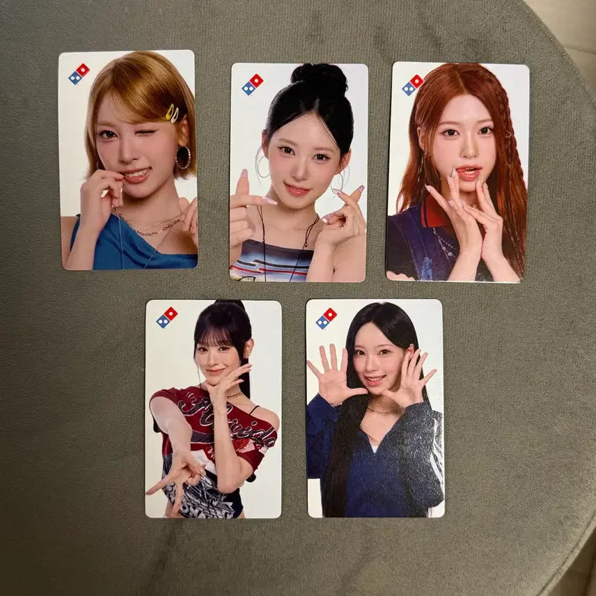 [BUNJANG] Domino Pizza x aespa Karina Bundle Set Photocard / 리센느 도미노피자 포토카드 일괄