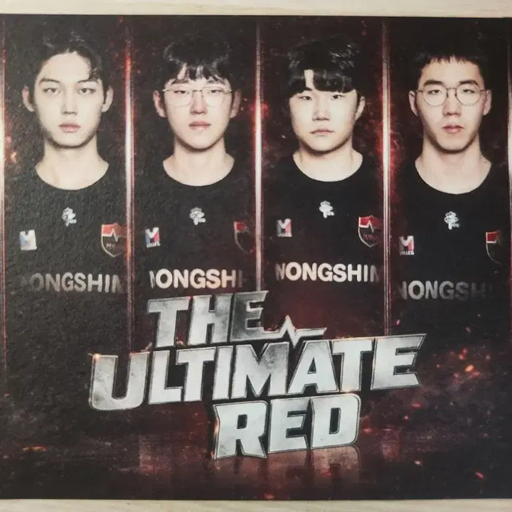 [BUNJANG] Nongshim Red Force Scout Signed Postcard / 농심 레드포스 스카웃 사인 엽서