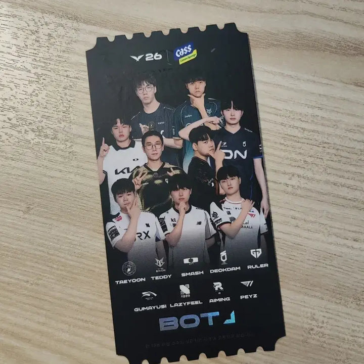 [BUNJANG] LCK League of Legends Championship Ticket / LCK 카스 티켓 원딜 botlane