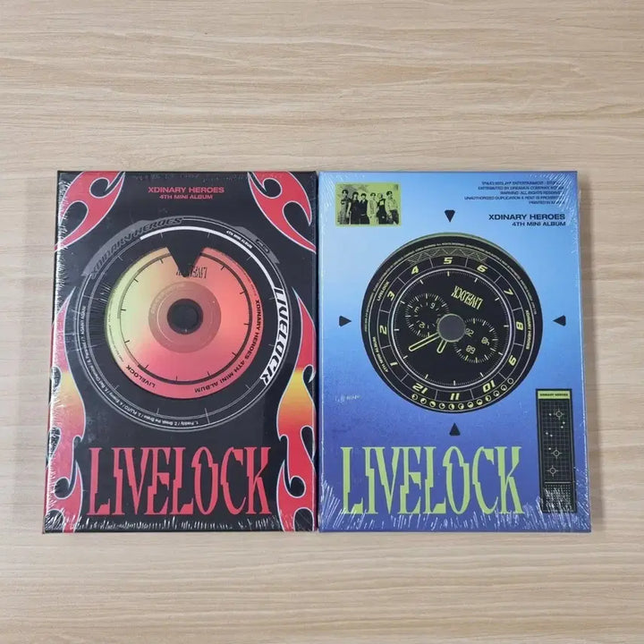[BUNJANG] Xdinary Heroes LIVELOCK 4th Mini Album Sealed Set / 엑스디너리 히어로즈 LIVELOCK 4집 미니앨범 미개봉 세트