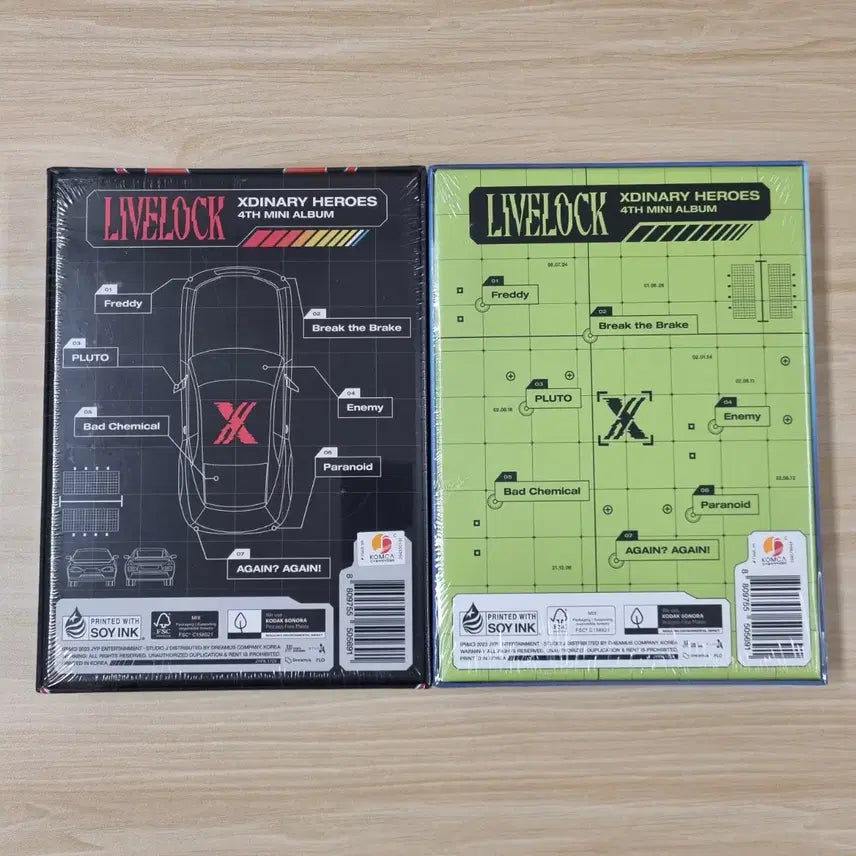 [BUNJANG] Xdinary Heroes LIVELOCK 4th Mini Album Sealed Set / 엑스디너리 히어로즈 LIVELOCK 4집 미니앨범 미개봉 세트