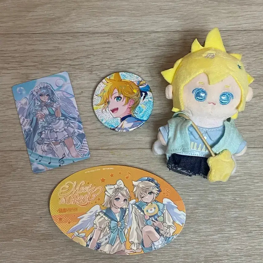 [BUNJANG] REN Pop-up Doll &amp; Woori Bank Badge Set / 렌 팝업 인형 &amp; 월링뱃지