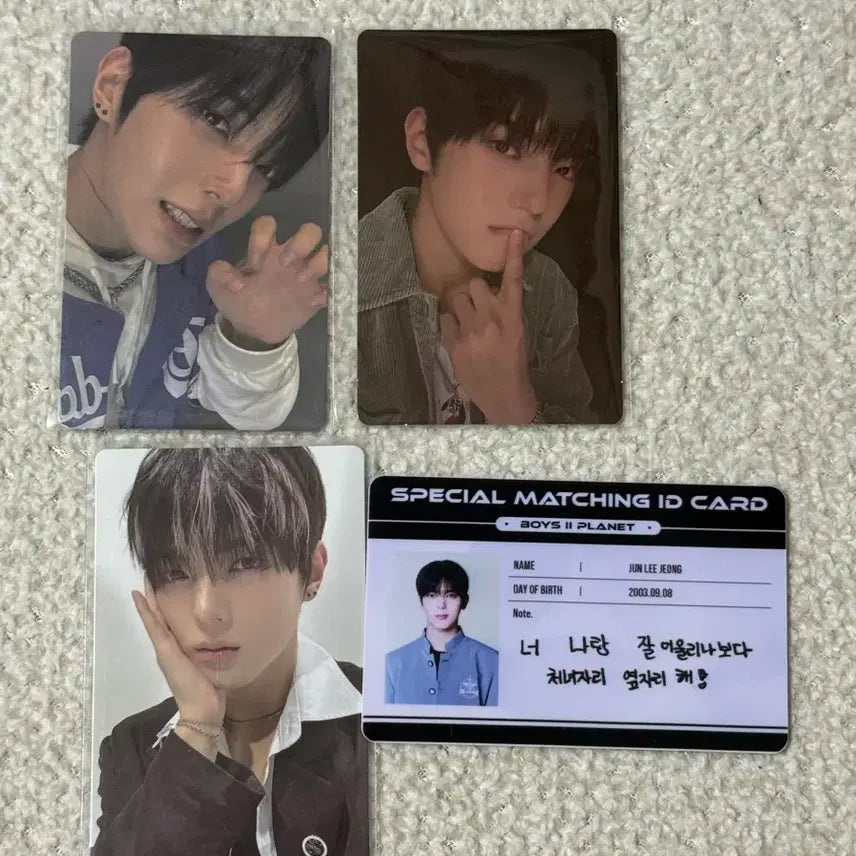 [BUNJANG] BOYZ PLANET Sung Han Bin Special Station Photocard / 보이즈플래닛 전이정 휘브 이정 스폐셜 스테이션 포토카드 포카