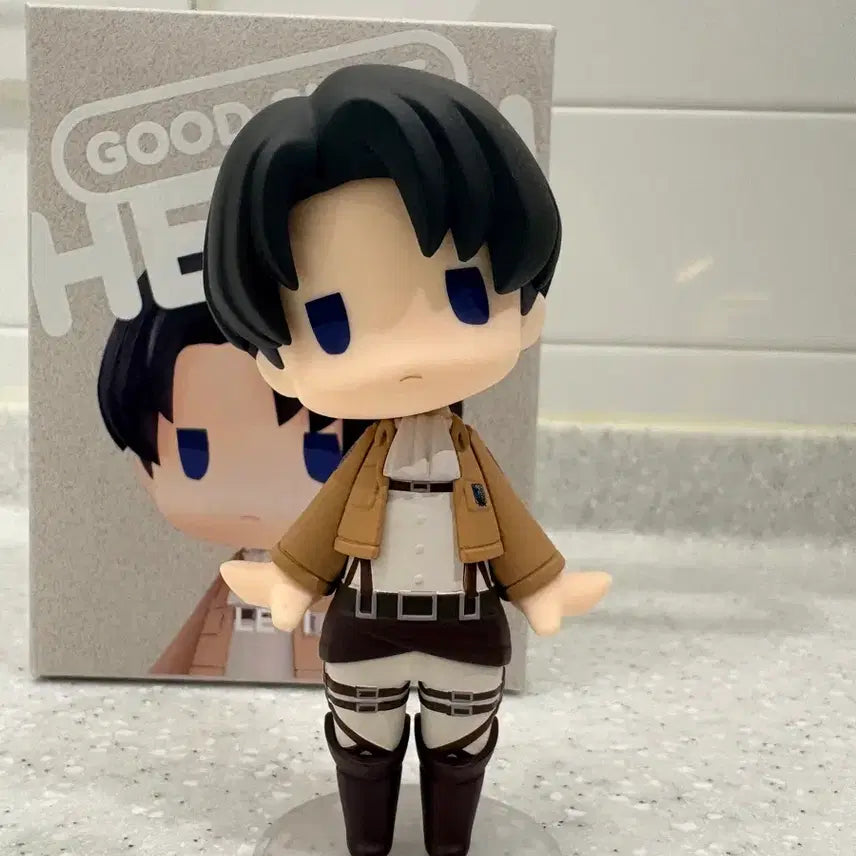 [BUNJANG] Attack on Titan HelloGoodsmile Levi Figure / 진격의 거인 헬로굿스마일 리바이