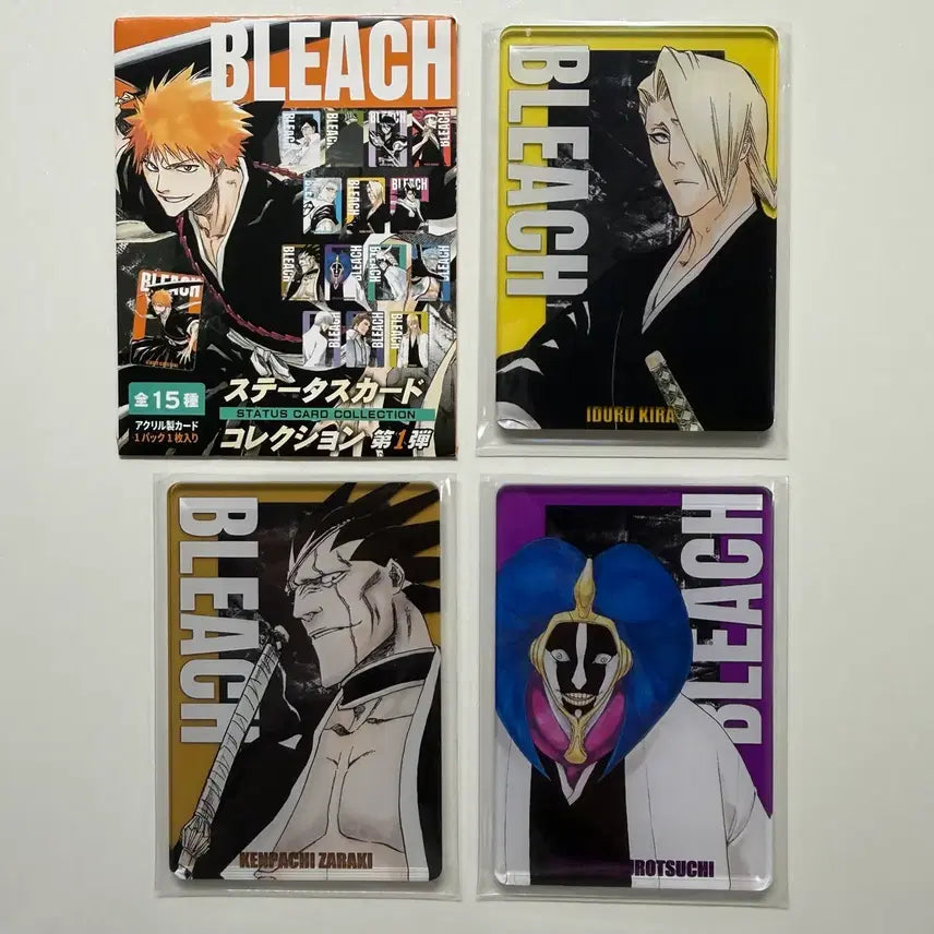 [BUNJANG] Bleach Status Mayuri Kurotsuchi, Izu Izuru, Kenpachi Zaraki Bundle Set / (일괄)블리치 스테이터스 마유리+이즈루+켄파치