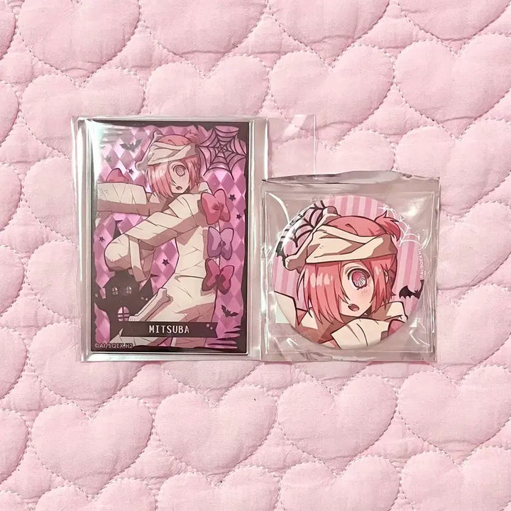 [BUNJANG] Toilet-Bound Hanako-kun Mitsuba Sōsuke Ghost Hotel Acrylic Card &amp; Can Badge Bundle Set / 지박소년 하나코군 미츠바 소스케 고스트호텔 아크릴카드 캔뱃지 일괄