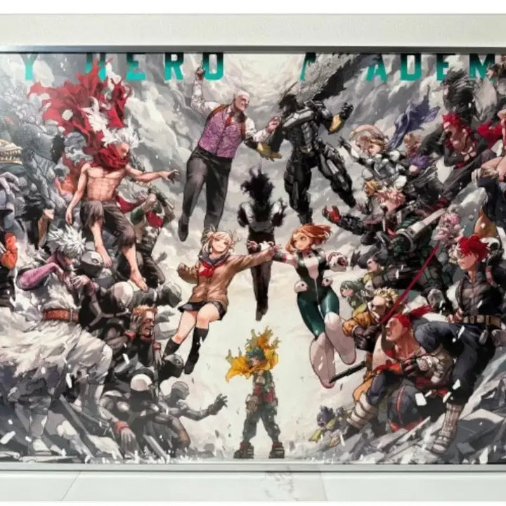 [BUNJANG] My Hero Academia "Hero vs Villain" B2 Poster (Sealed) / 미개봉 나히아 원화전 히어로vs빌런 B2 포스터 판매