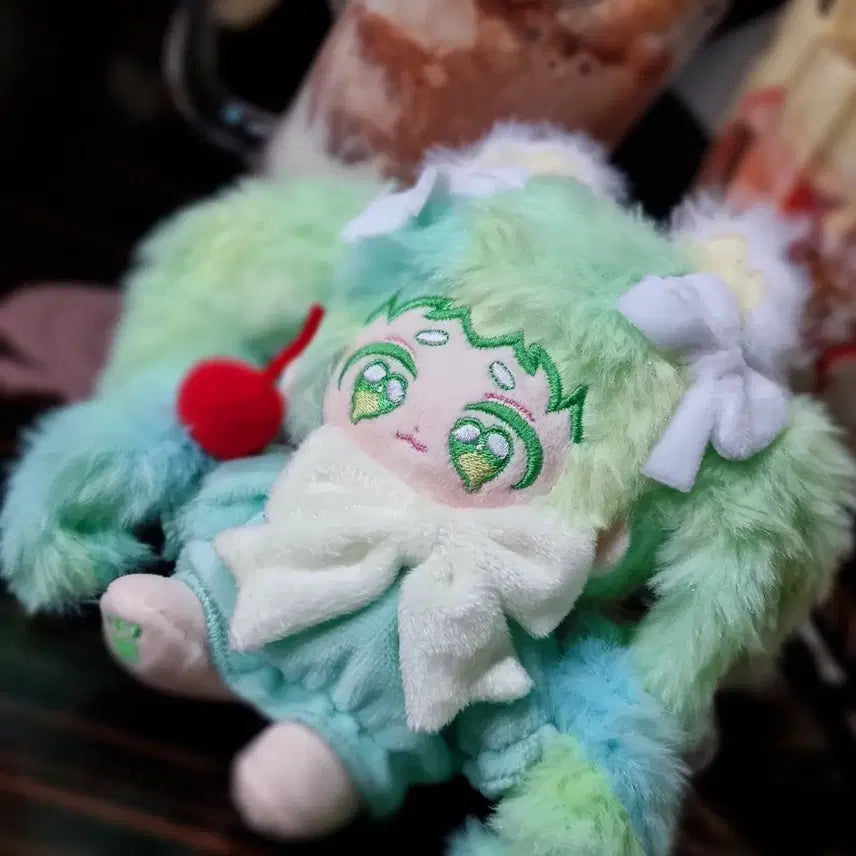[BUNJANG] 10cm Unofficial Cotton Doll Melon Soda Bear / 무속성 솜인형 10cm 메론소다베어