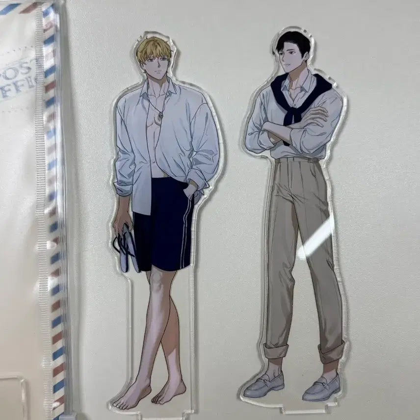 [BUNJANG] Second Echo "Black Guardian" Polar Fox Acrylic Stand - Bundle Set / 스스 작가님 검은후견인 아크릴스탠드 북극여우 팝업 세컨드에코 일괄