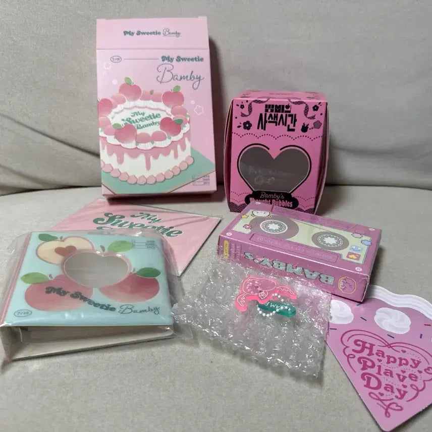 [BUNJANG] Bambi 2024 2025 Birthday Kit + 10Cafe Cake Box, Pop-up Card / 밤비 2024 2025 생일키트 + 10카페 케잌상자, 팝업 카드