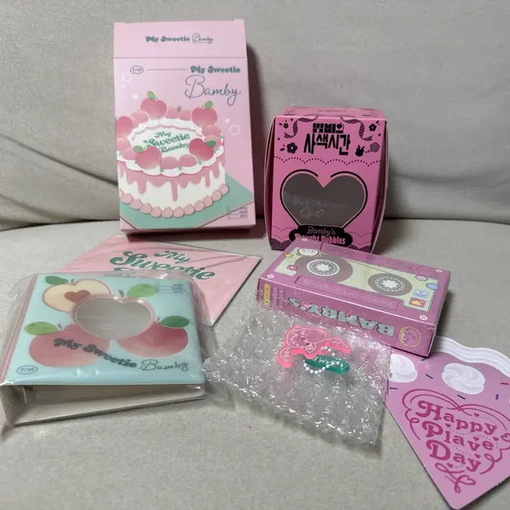 [BUNJANG] Bambi 2024 2025 Birthday Kit + 10Cafe Cake Box, Pop-up Card / 밤비 2024 2025 생일키트 + 10카페 케잌상자, 팝업 카드