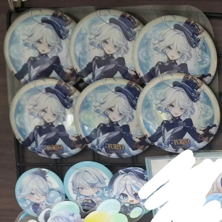[BUNJANG] Furina Focalors Canned Badges Bundle Set / 푸리나, 포칼로스 캔뱃지 일괄